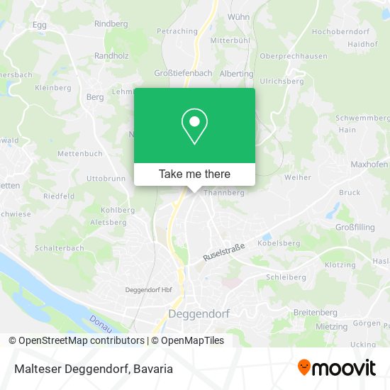 Malteser Deggendorf map