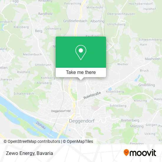 Карта Zewo Energy
