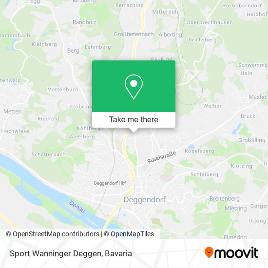 Sport Wanninger Deggen map