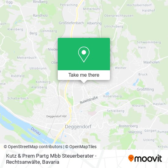 Kutz & Prem Partg Mbb Steuerberater - Rechtsanwälte map