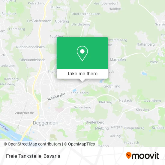 Карта Freie Tankstelle