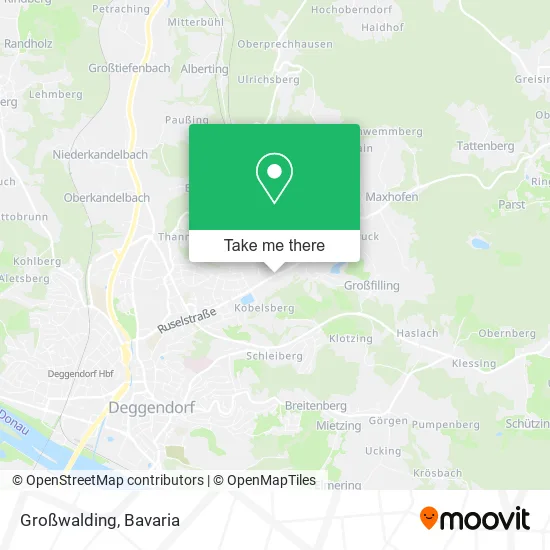 Карта Großwalding
