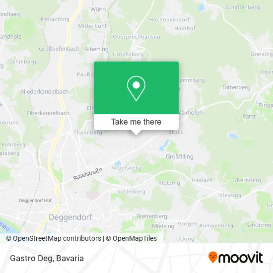 Карта Gastro Deg
