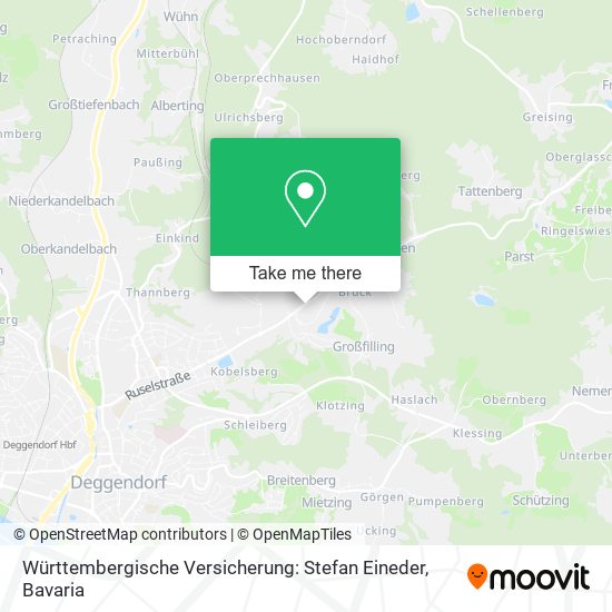 Württembergische Versicherung: Stefan Eineder map