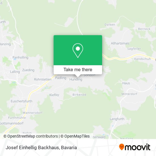 Josef Einhellig Backhaus map