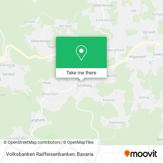 Volksbanken Raiffeisenbanken map
