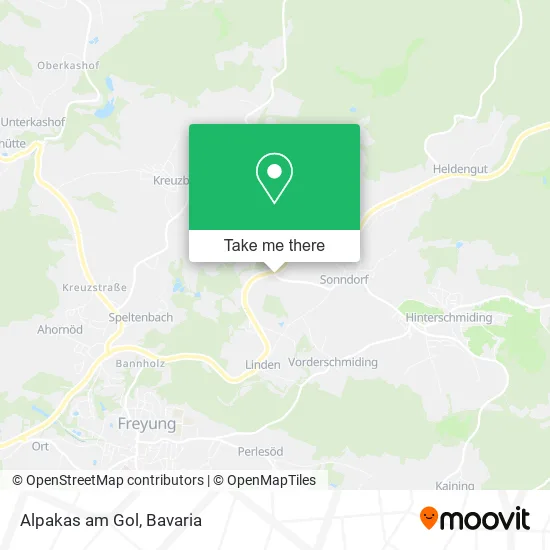 Карта Alpakas am Gol