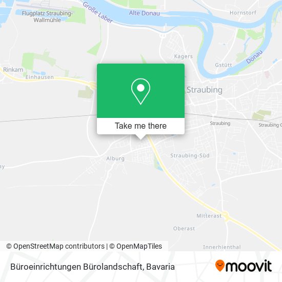 Büroeinrichtungen Bürolandschaft map