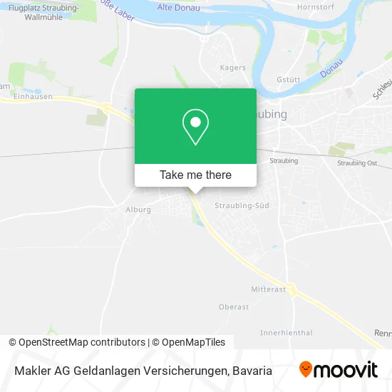 Карта Makler AG Geldanlagen Versicherungen