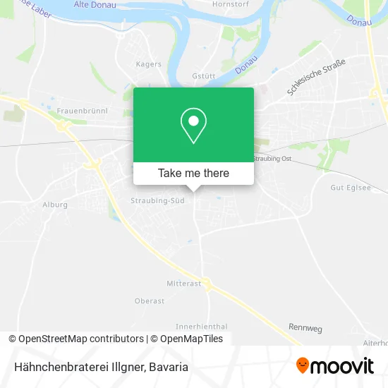 Карта Hähnchenbraterei Illgner