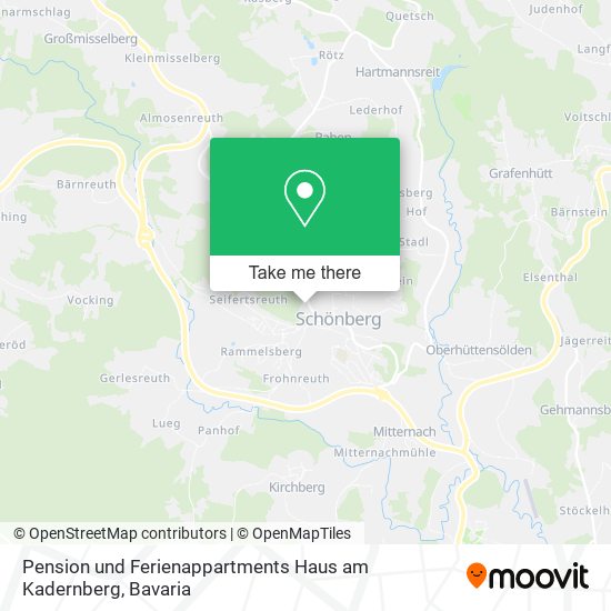 Pension und Ferienappartments Haus am Kadernberg map
