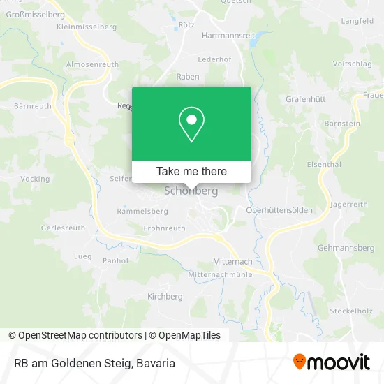 Карта RB am Goldenen Steig