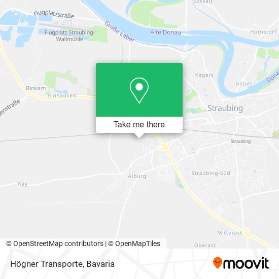 Högner Transporte map