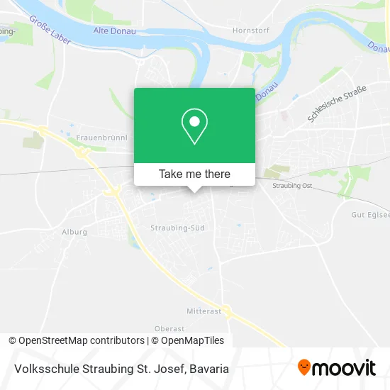 Карта Volksschule Straubing St. Josef