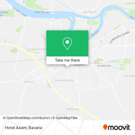 Hotel Asam map