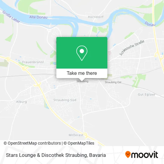 Карта Stars Lounge & Discothek Straubing