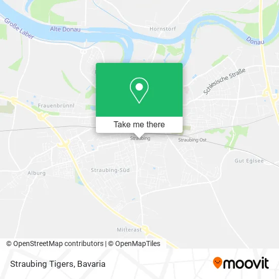 Карта Straubing Tigers