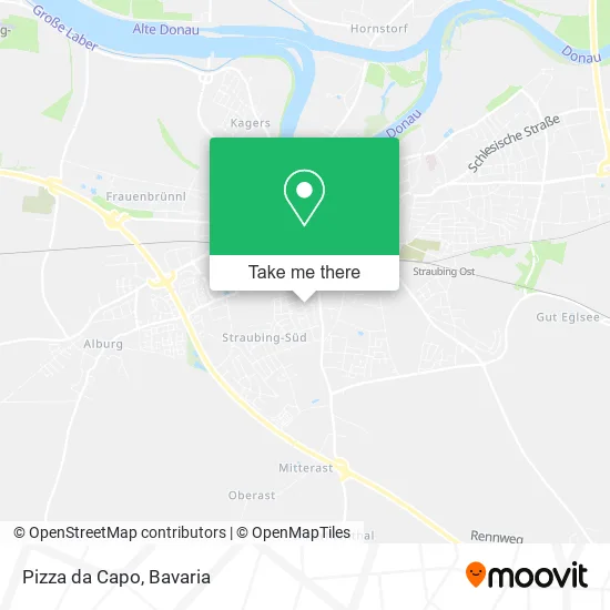 Карта Pizza da Capo