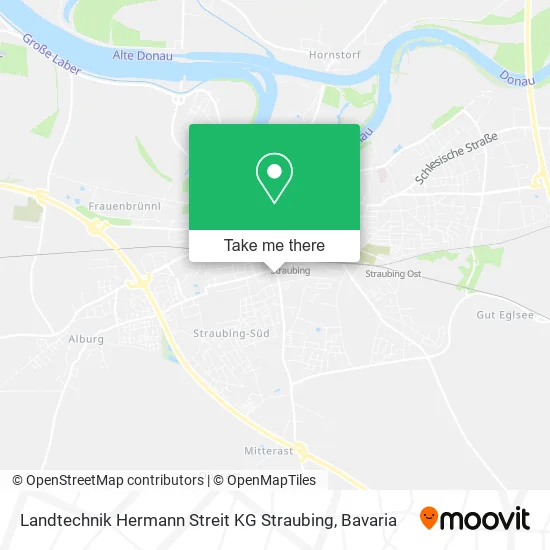 Карта Landtechnik Hermann Streit KG Straubing