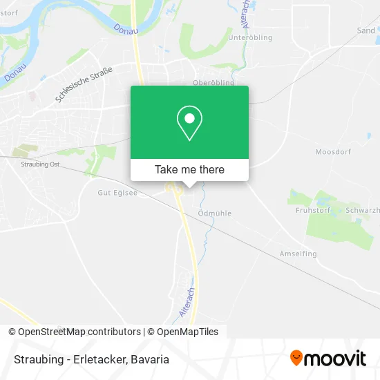 Карта Straubing - Erletacker