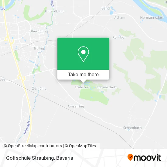 Карта Golfschule Straubing