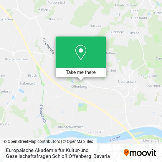 Europäische Akademie für Kultur-und Gesellschaftsfragen Schloß Offenberg map