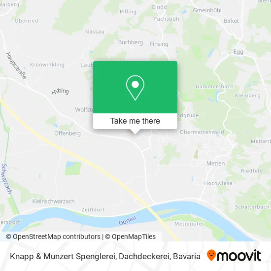 Карта Knapp & Munzert Spenglerei, Dachdeckerei