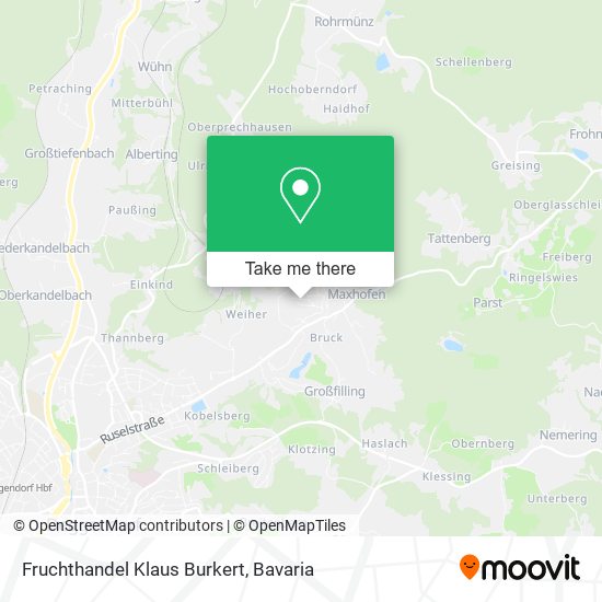 Fruchthandel Klaus Burkert map