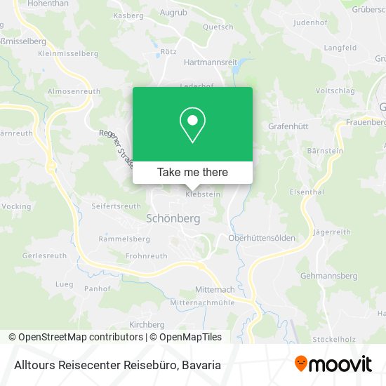 Alltours Reisecenter Reisebüro map
