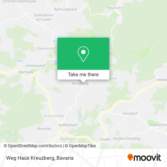 Weg Haus Kreuzberg map