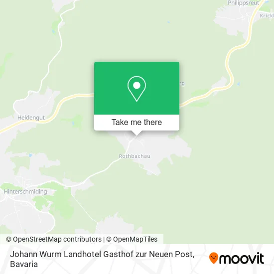 Карта Johann Wurm Landhotel Gasthof zur Neuen Post