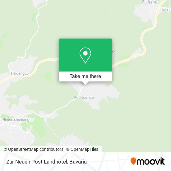 Zur Neuen Post Landhotel map