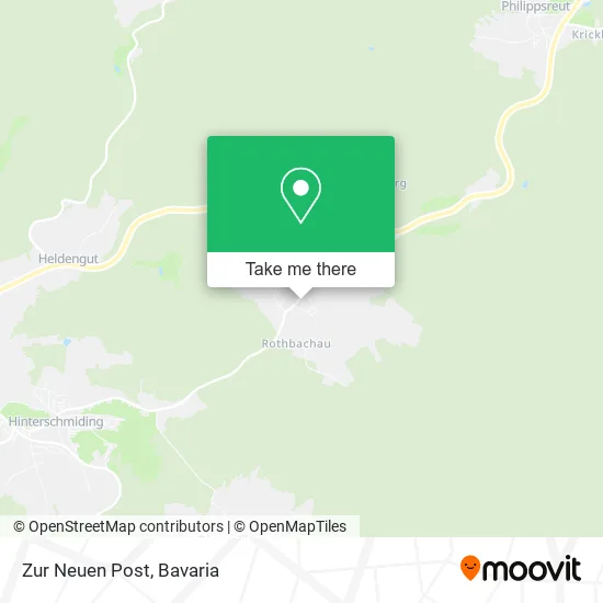 Карта Zur Neuen Post
