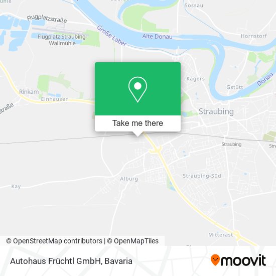 Autohaus Früchtl GmbH map