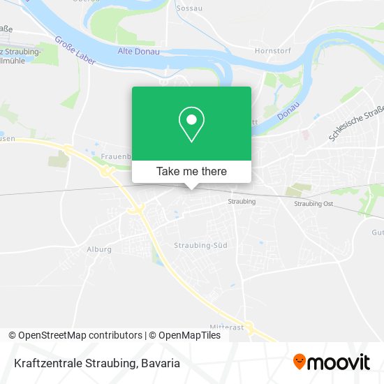 Kraftzentrale Straubing map
