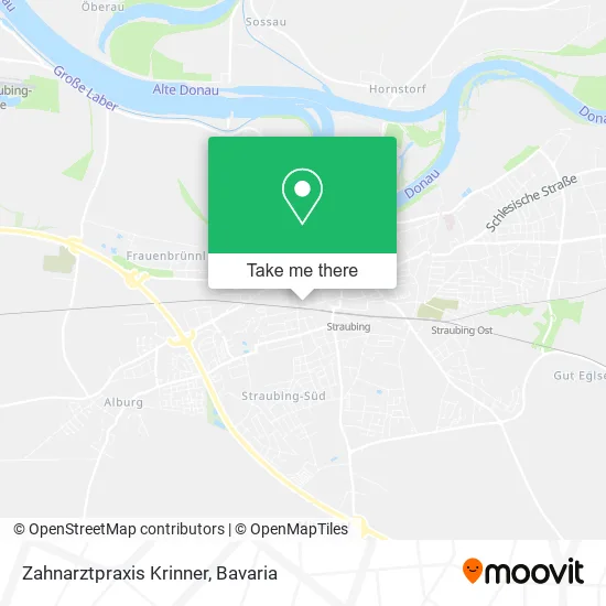 Карта Zahnarztpraxis Krinner