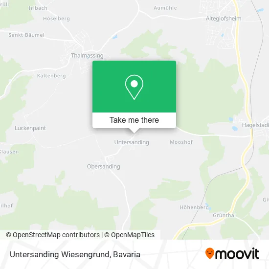 Карта Untersanding Wiesengrund