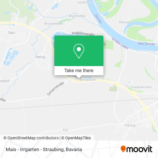 Mais - Irrgarten - Straubing map