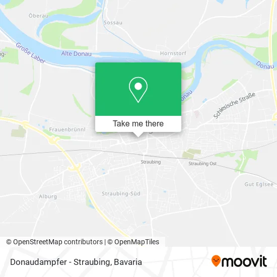 Карта Donaudampfer - Straubing