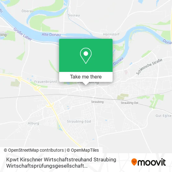 Карта Kpwt Kirschner Wirtschaftstreuhand Straubing Wirtschaftsprüfungsgesellschaft Steuerberatungsgesells