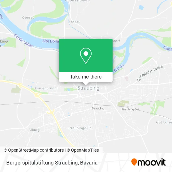 Карта Bürgerspitalstiftung Straubing