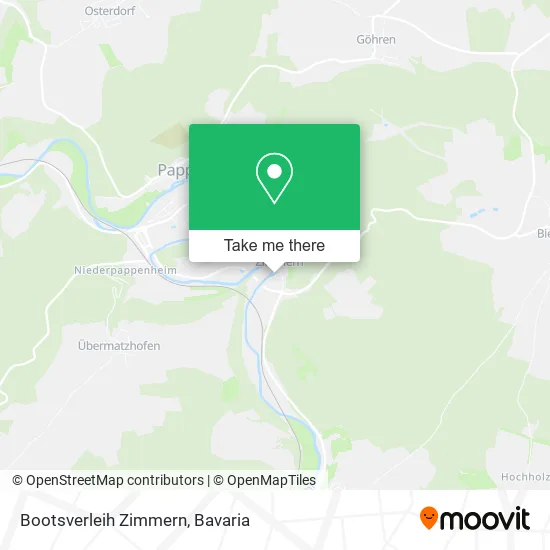 Карта Bootsverleih Zimmern