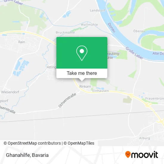 Карта Ghanahilfe