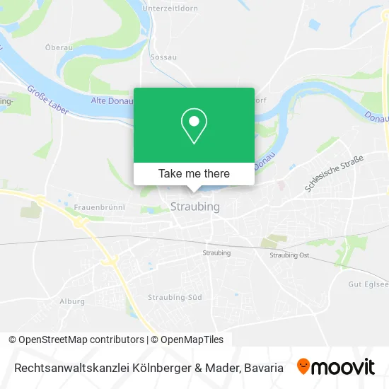 Карта Rechtsanwaltskanzlei Kölnberger & Mader