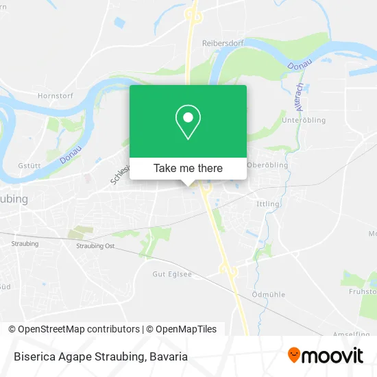 Карта Biserica Agape Straubing