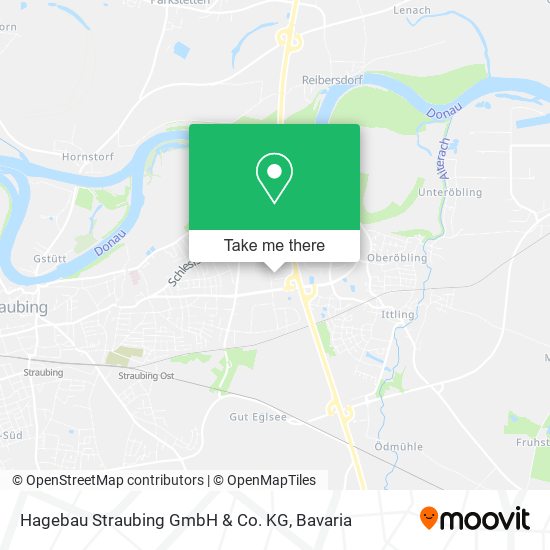 Hagebau Straubing GmbH & Co. KG map