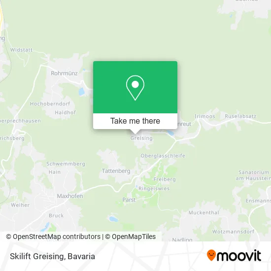 Карта Skilift Greising