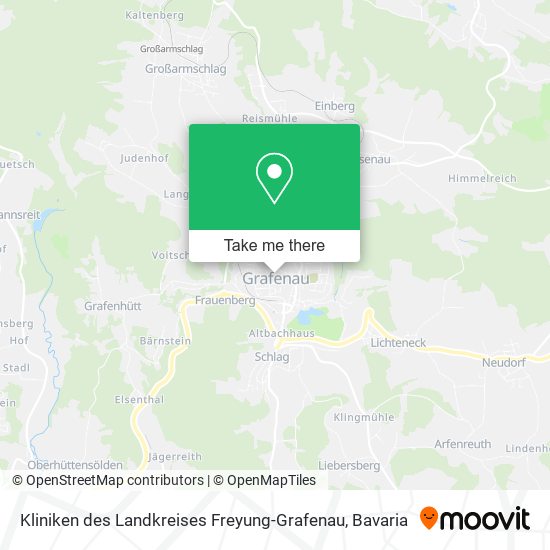 Kliniken des Landkreises Freyung-Grafenau map