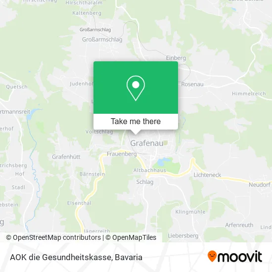 Карта AOK die Gesundheitskasse