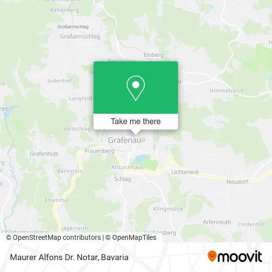 Карта Maurer Alfons Dr. Notar